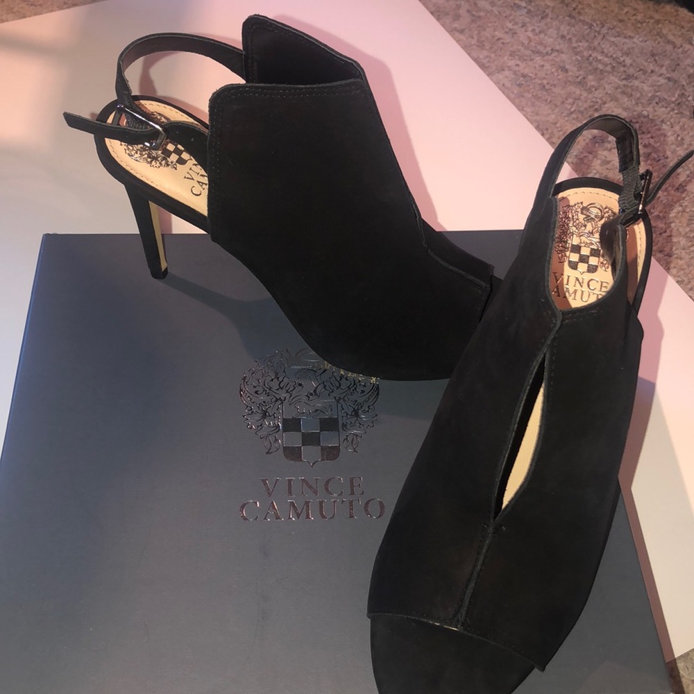 NIB Vince Camino Black Catina Shoe/Sandal/Mule 9.5